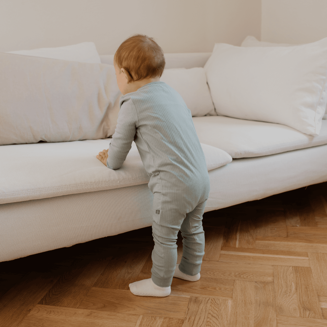 Schlafanzug mit Bündchen | Essential Mint