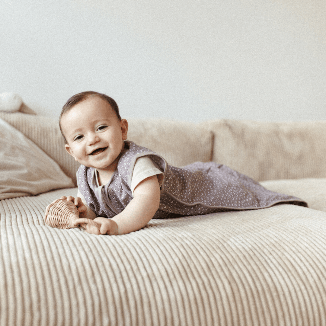 Musselin Schlafsack 0.5 TOG | Blume Berry