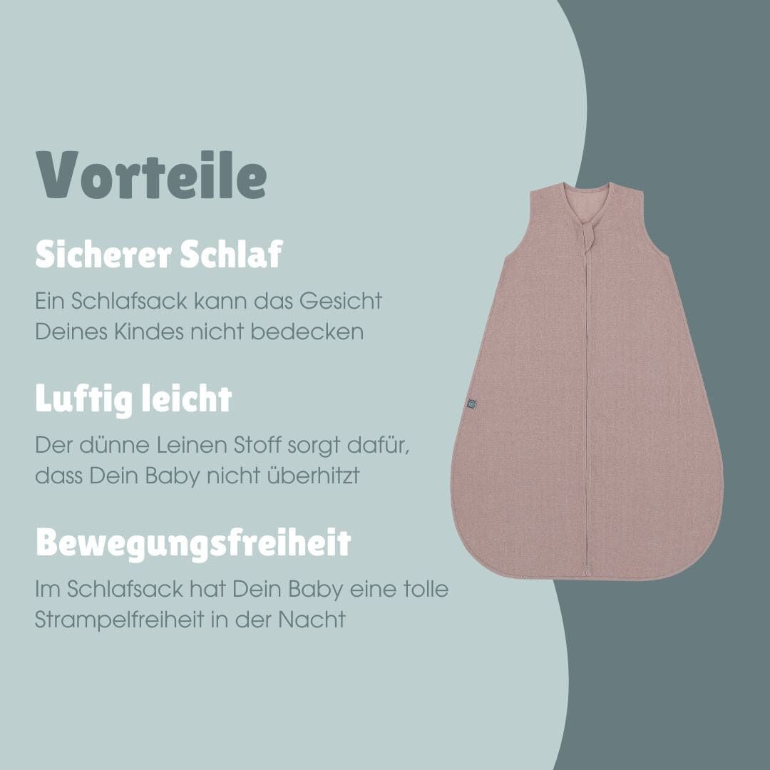 Leinen Schlafsack 0.5 TOG | Essential Berry