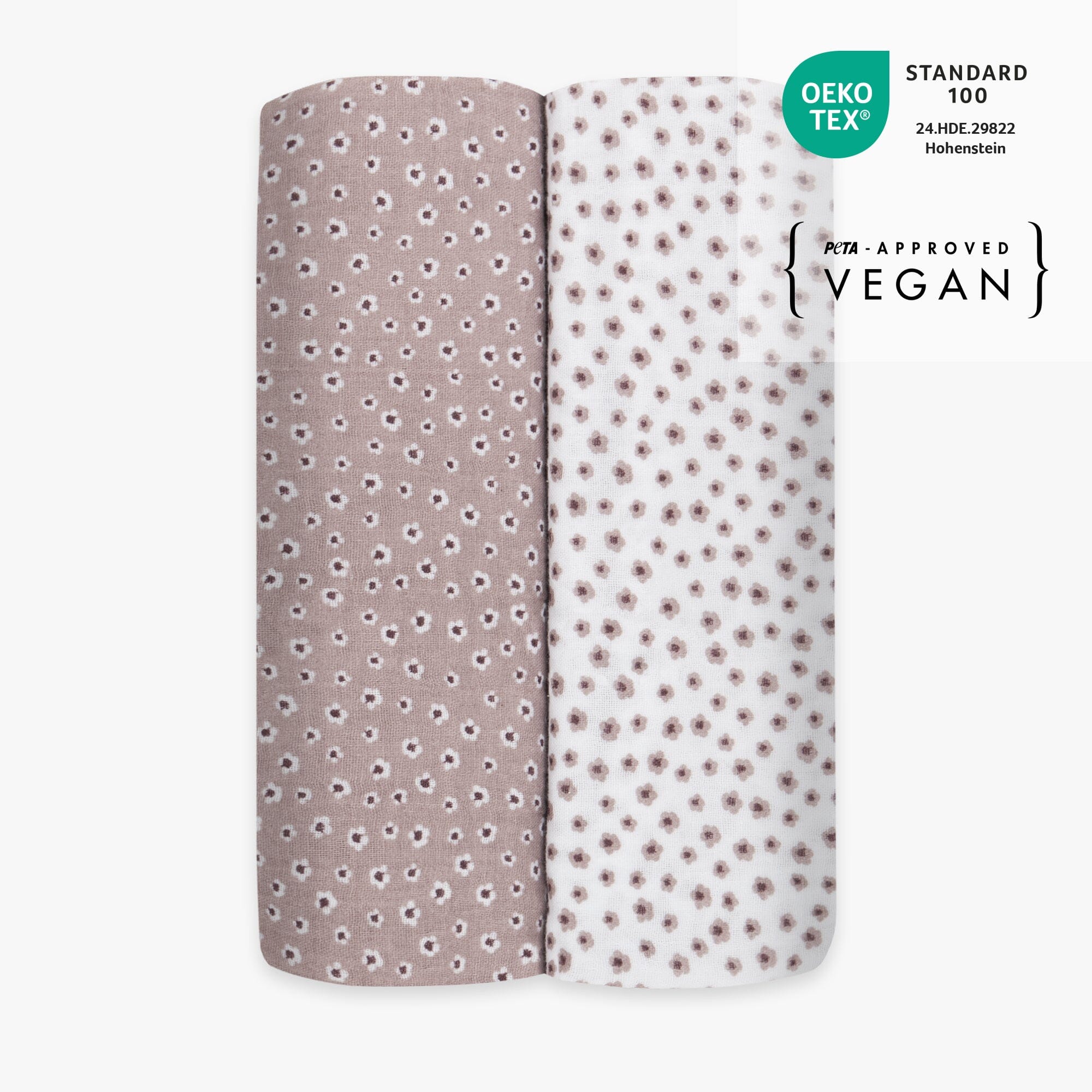 Spucktücher 2er Set | Blume Berry