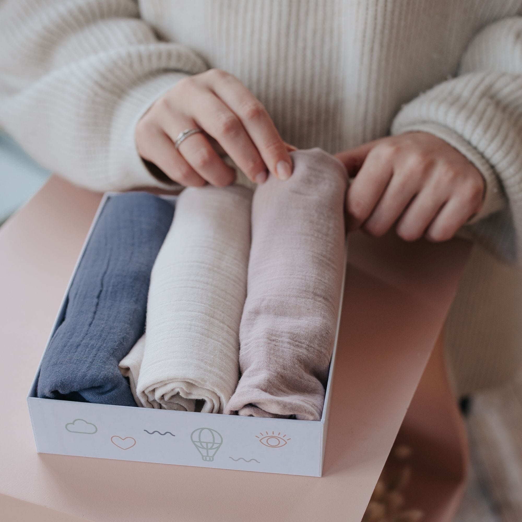 Spucktücher 3er Set | Nachthimmel