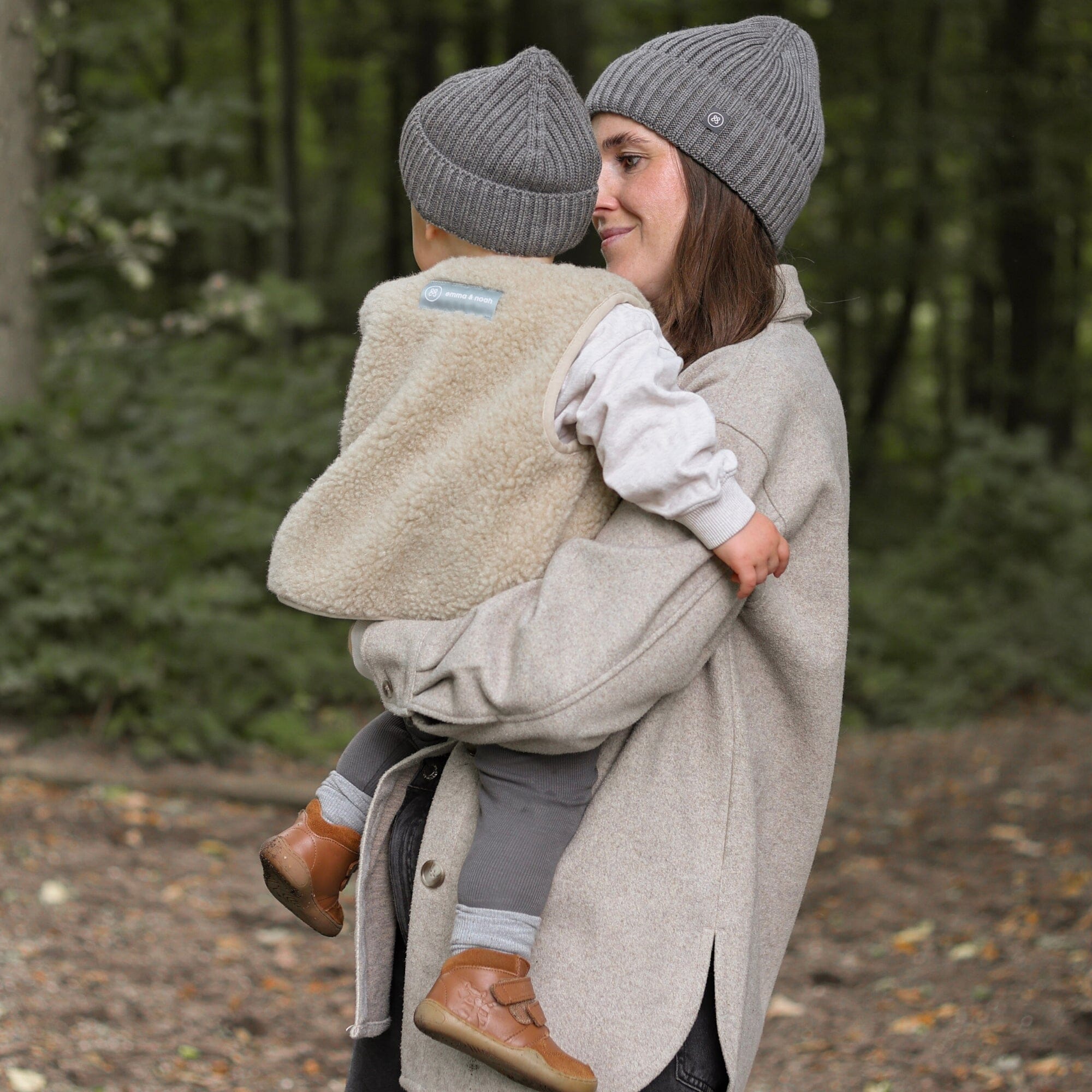 Merino Wollmütze Erwachsene | Essential Grau