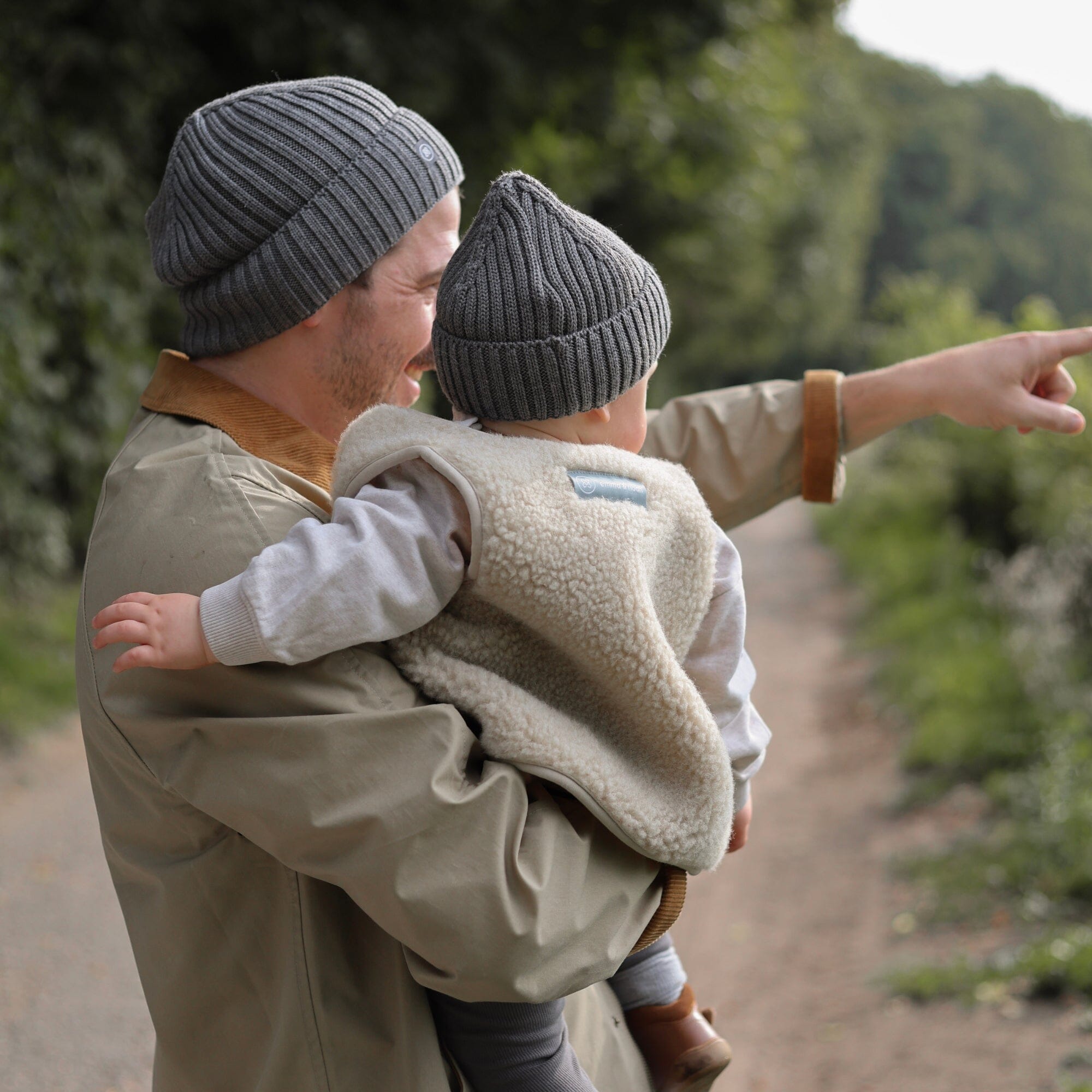 Babymütze aus Merinowolle | Essential Grau