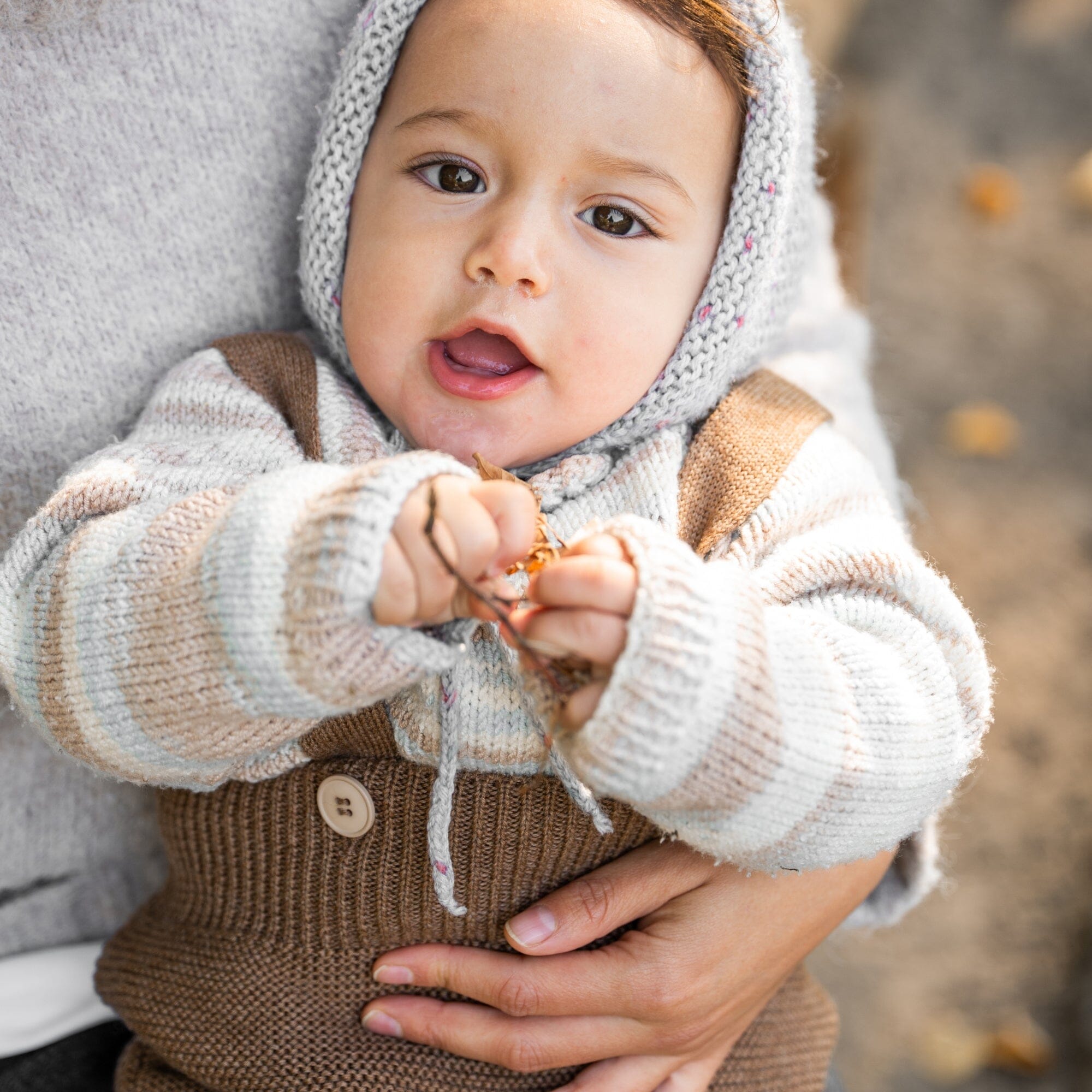 Merinowoll Strickhose | Essential Taupe