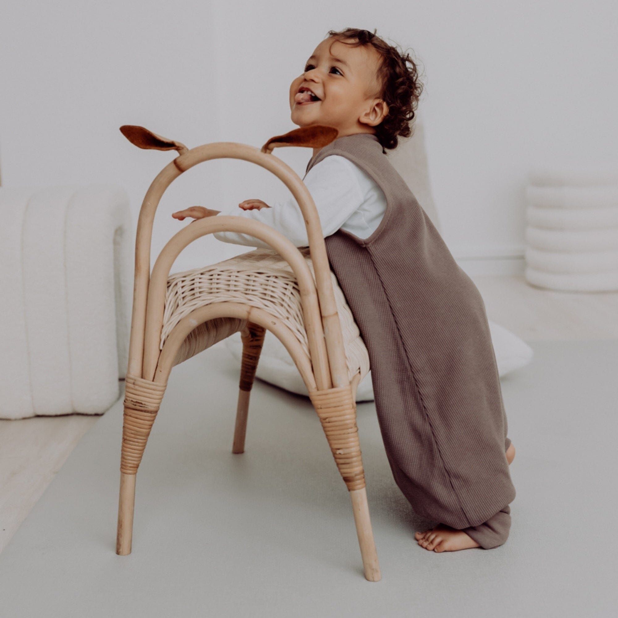 Schlafsack mit Füßen 1.0 TOG | Essential Taupe