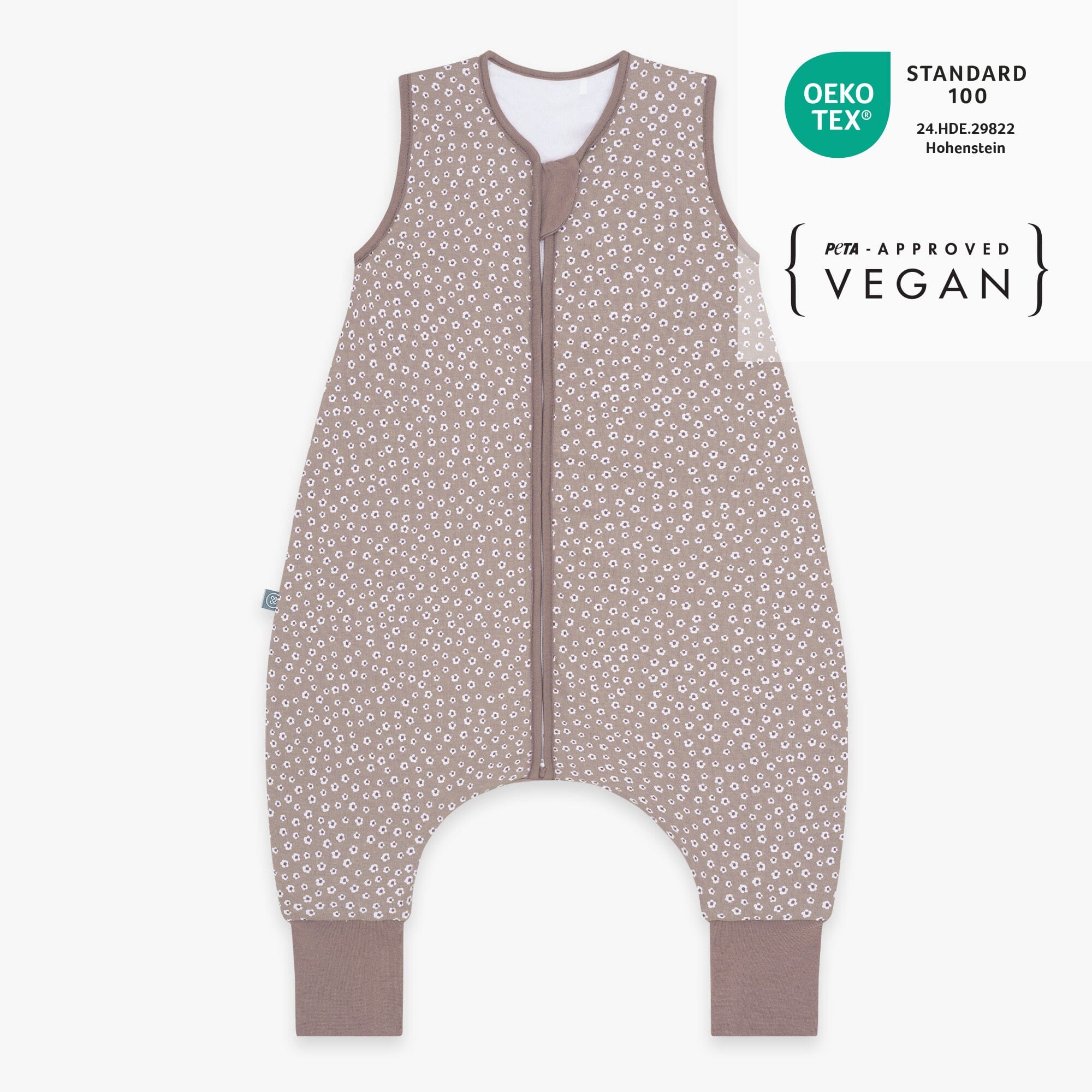 Schlafsack mit Füßen 1.0 TOG | Blume Berry