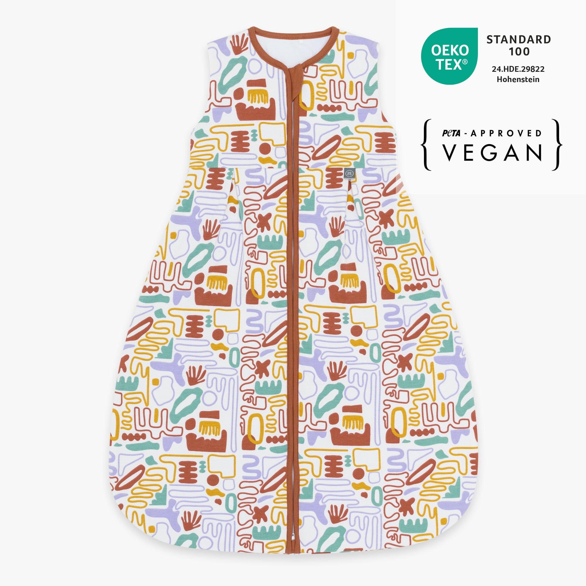 Baby Schlafsack 1.0 TOG | Bunte Formen von emma & noah