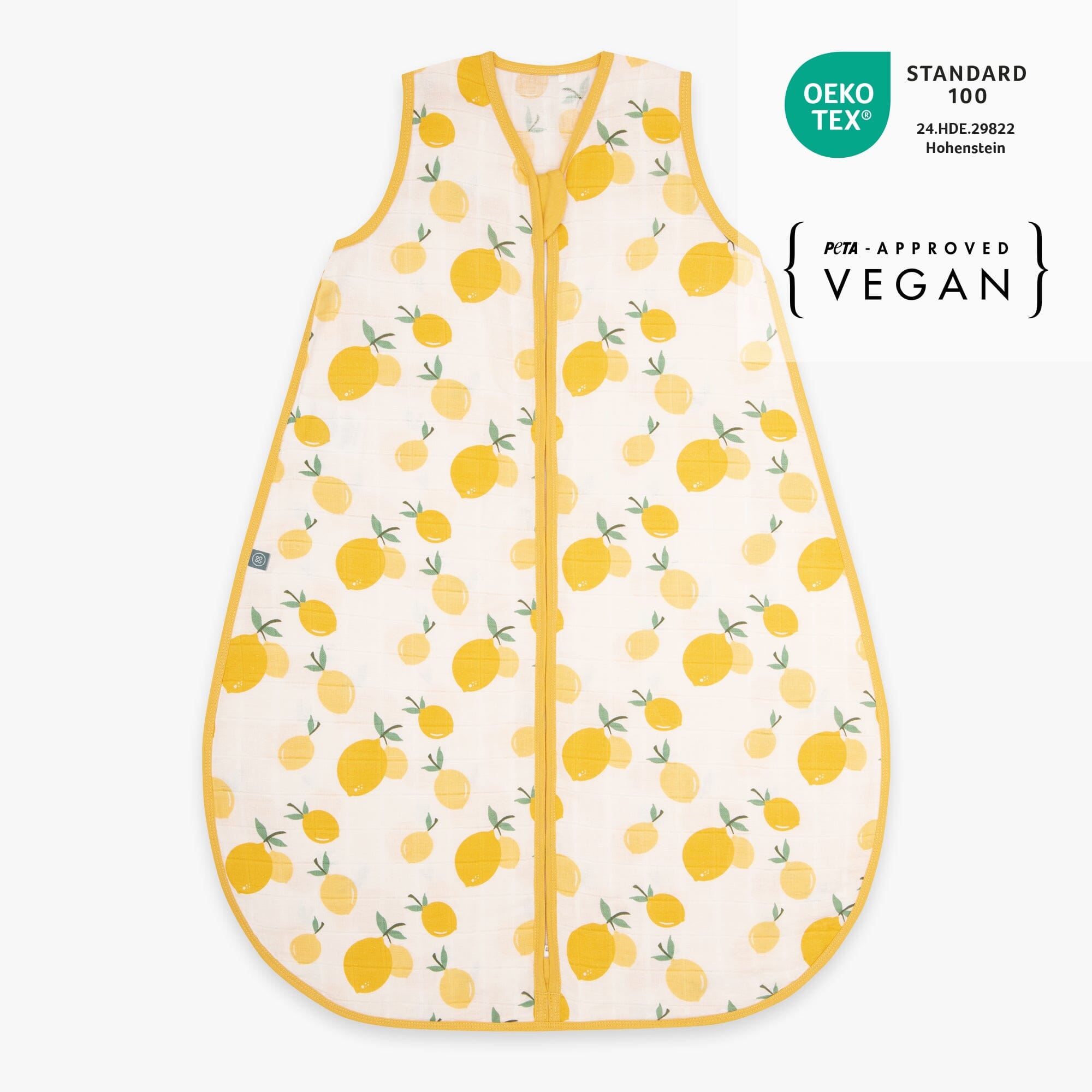 Musselin Schlafsack 0.5 TOG | Zitrone