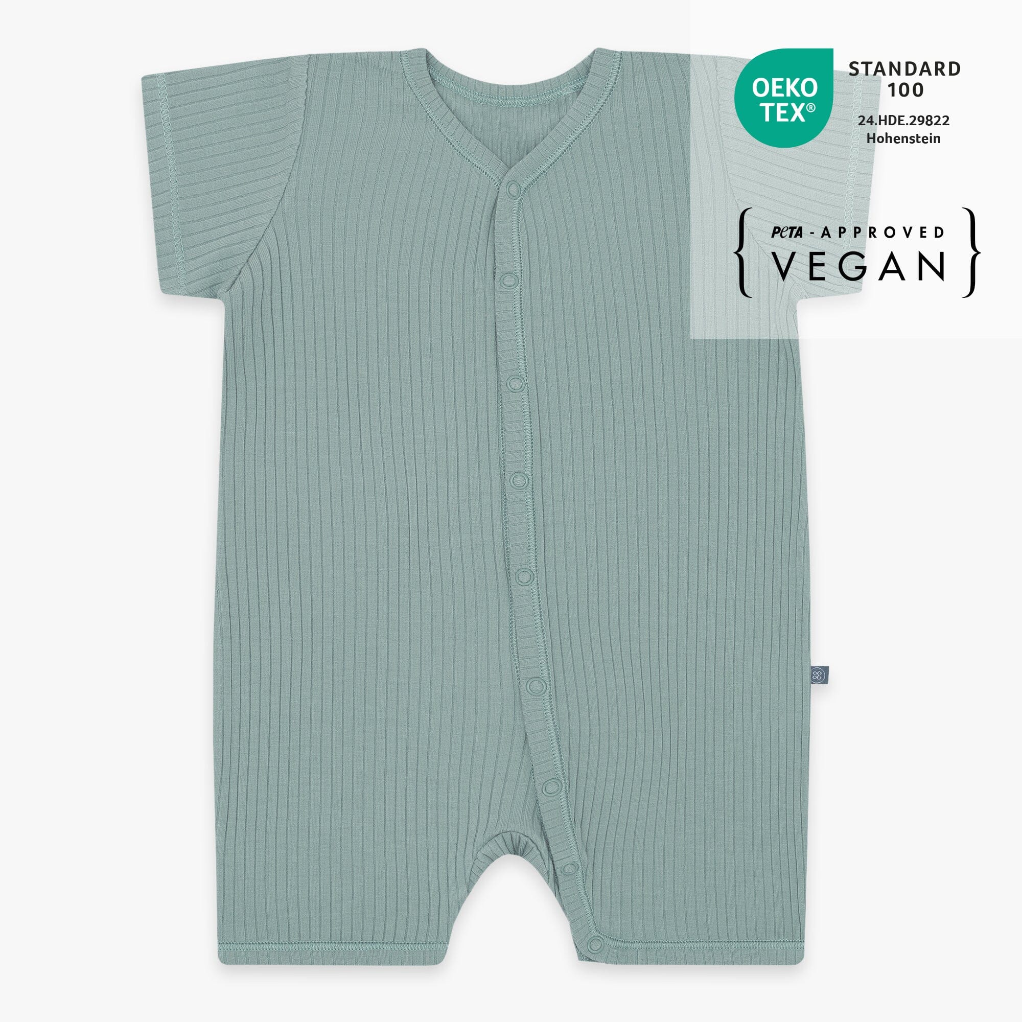 Schlafanzug kurz 1-teilig | Essential Mint