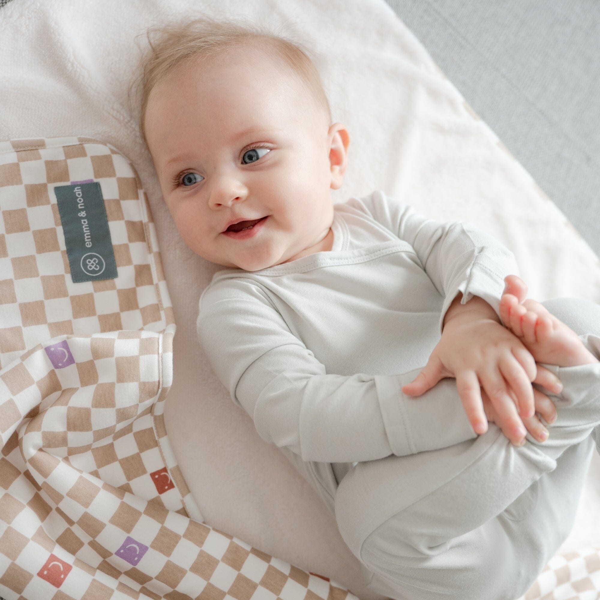 Kuscheldecke | Check Smile