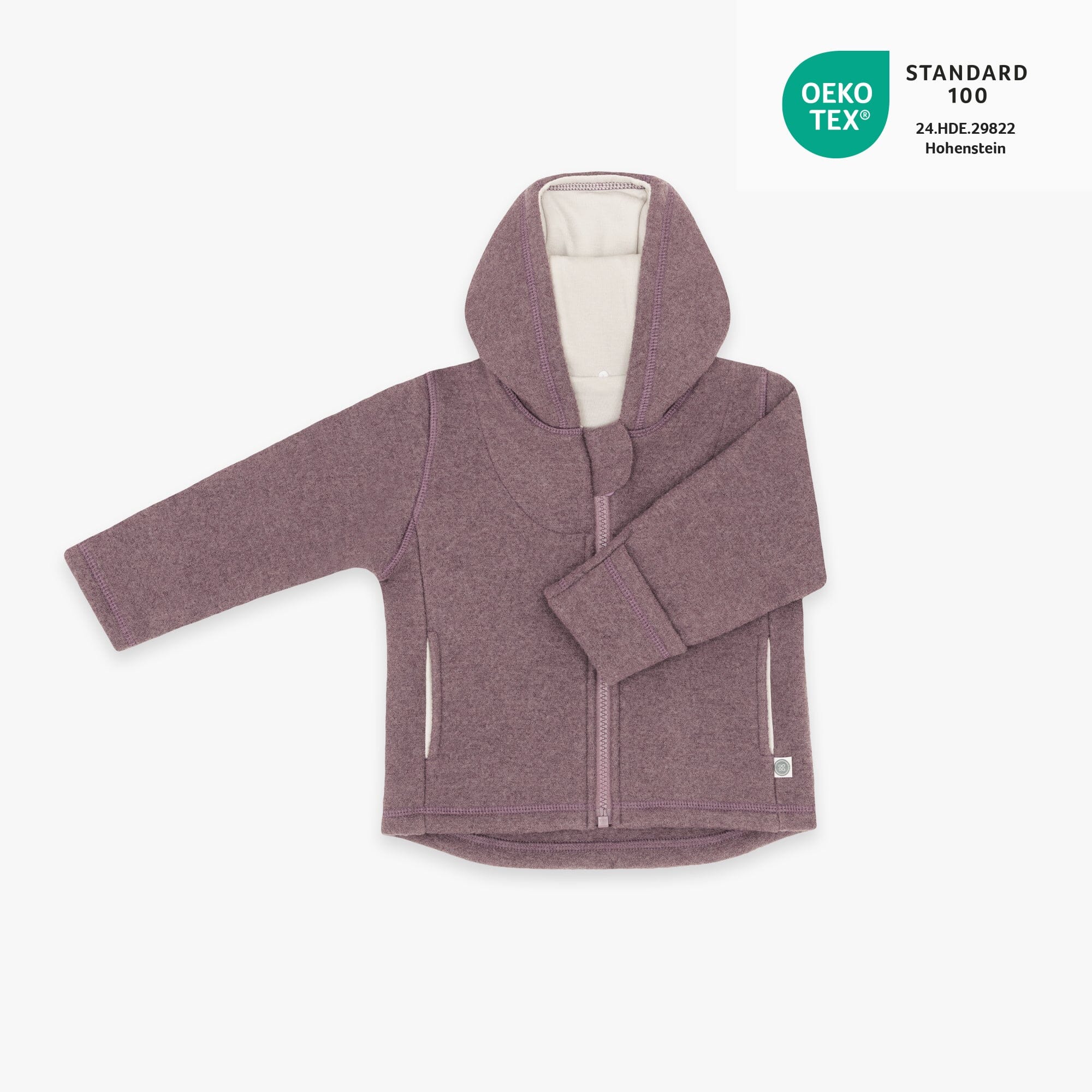 Wollwalk Jacke Kinder Walkjacke 98 Natürlich Warme Walk Jacke In Berry