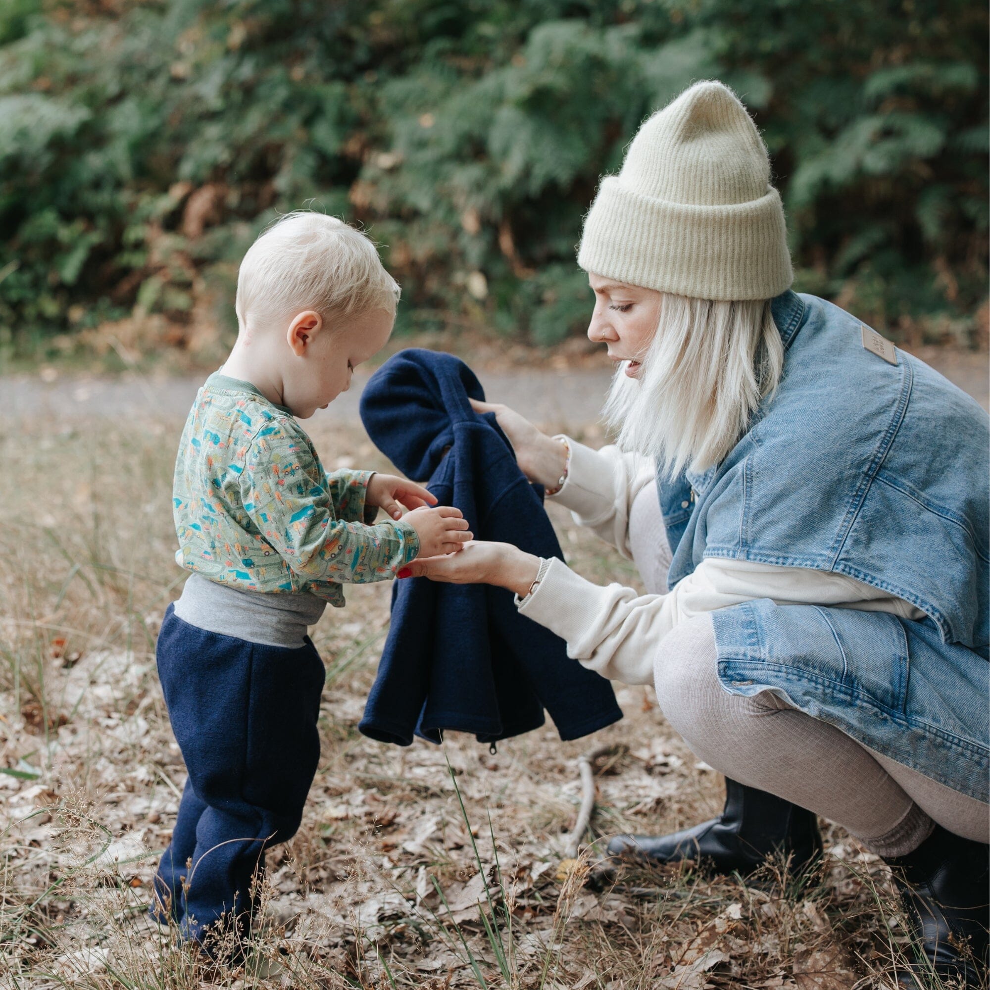 Wollwalk Outdoor Set | Essential Blau