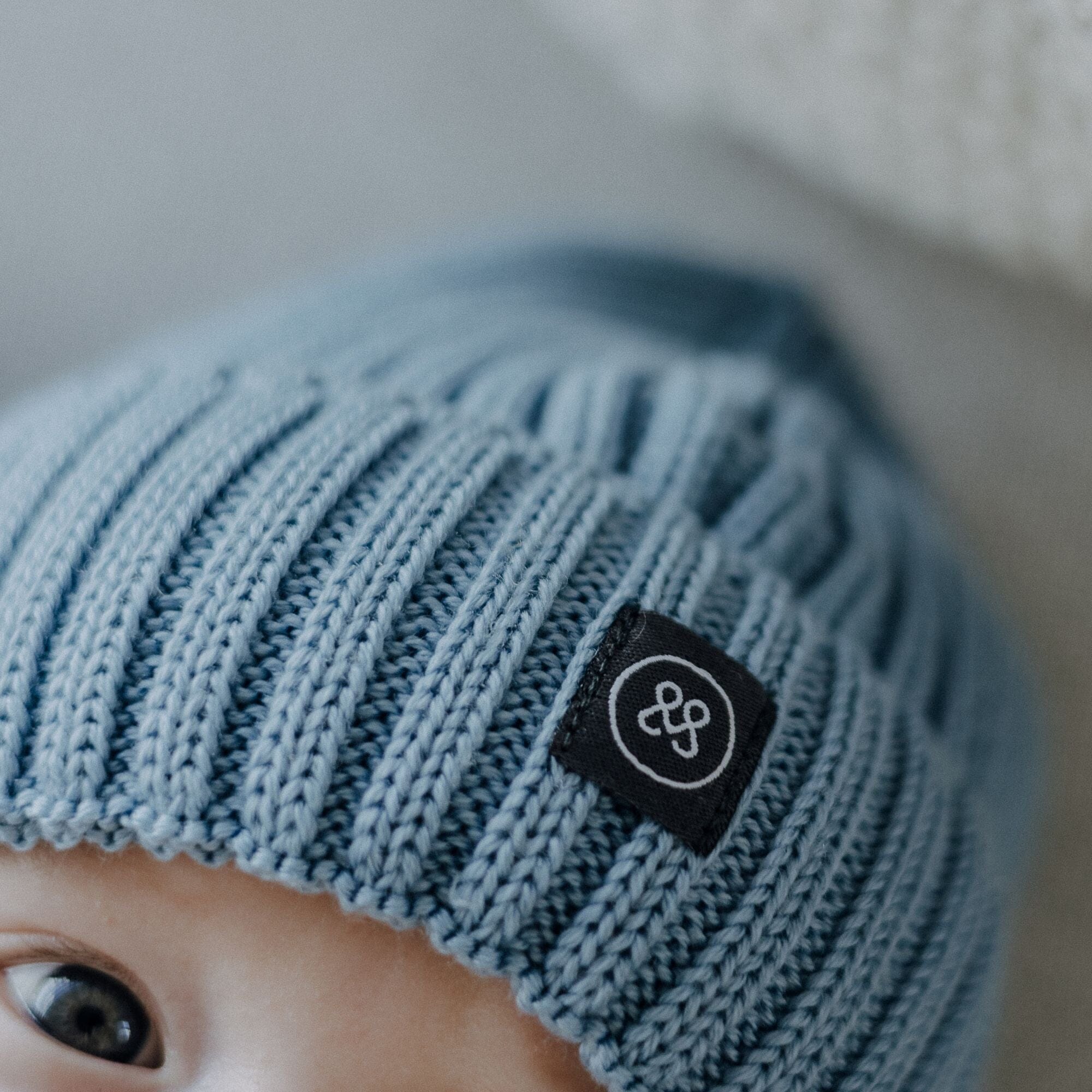 Babymütze aus Merinowolle | Essential Ice Blue