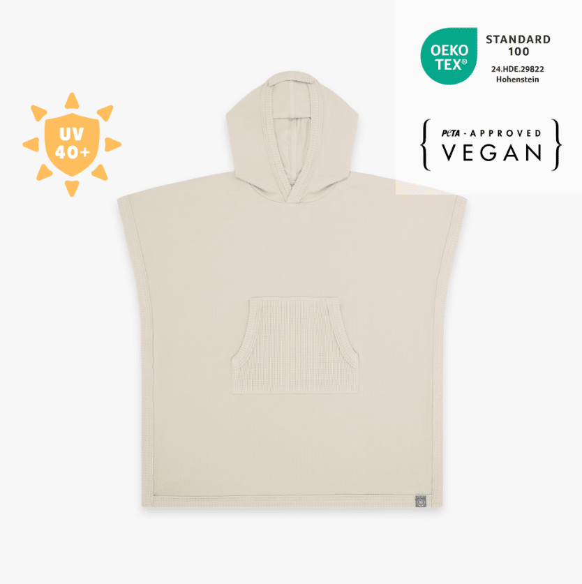 h&m schlafsack weiß mit sternen UV-Poncho