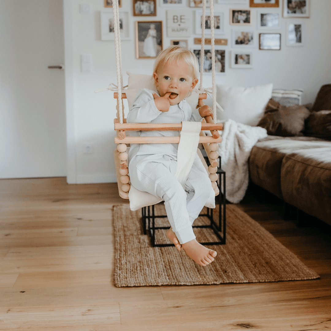 Schlafanzug mit Bündchen | Essential Grau