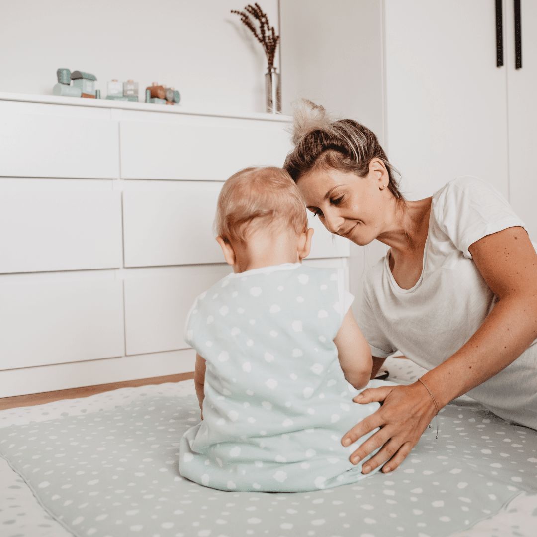 Schlafsack mit Füßen 2.5 TOG | Punkte Mint