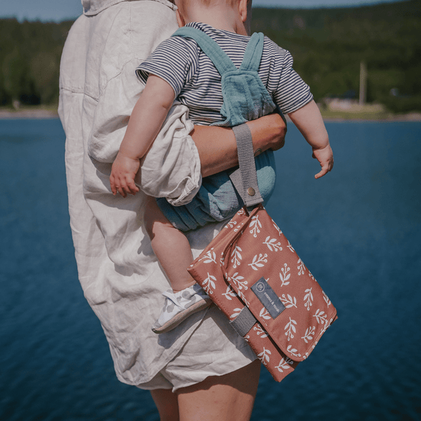 Wickelunterlage | Floral Mocca