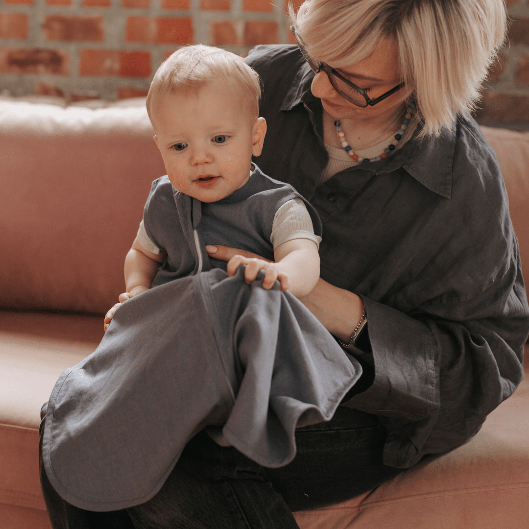 leinen schlafsack Baby Schlafsack aus Bio-Leinen 0.5 TOG