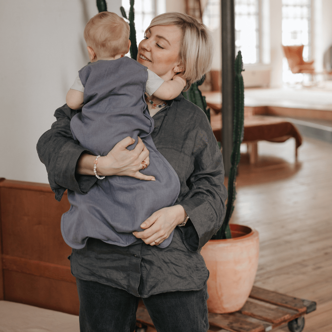 Baby Schlafsack aus Bio-Leinen 0.5 TOG
