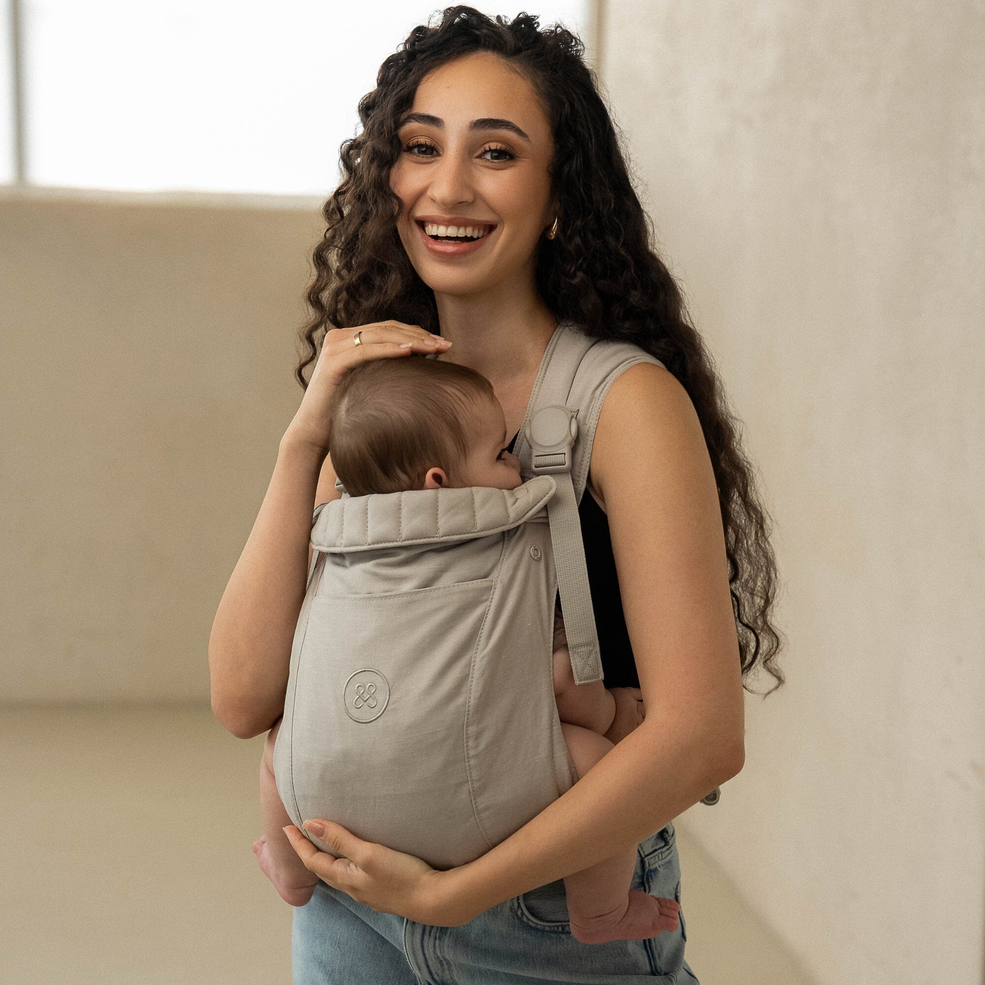 Premium Babytrage | Essential Beige