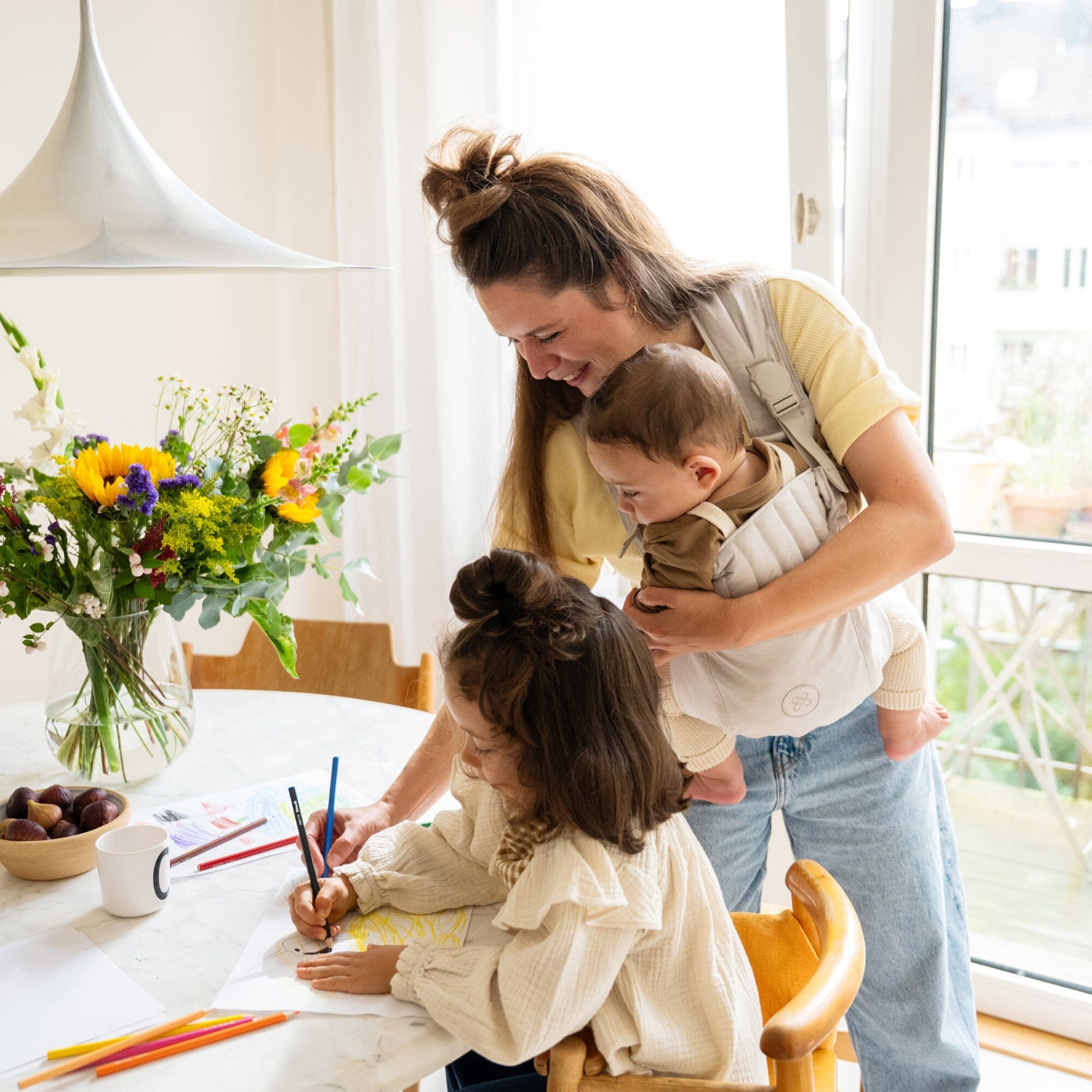 Premium Babytrage | Essential Beige