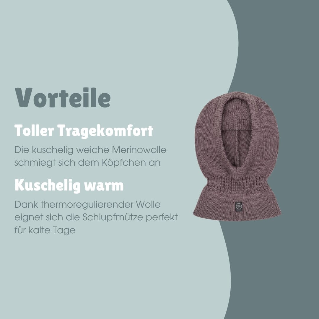 Schlupfmütze aus Merinowolle | Essential Berry
