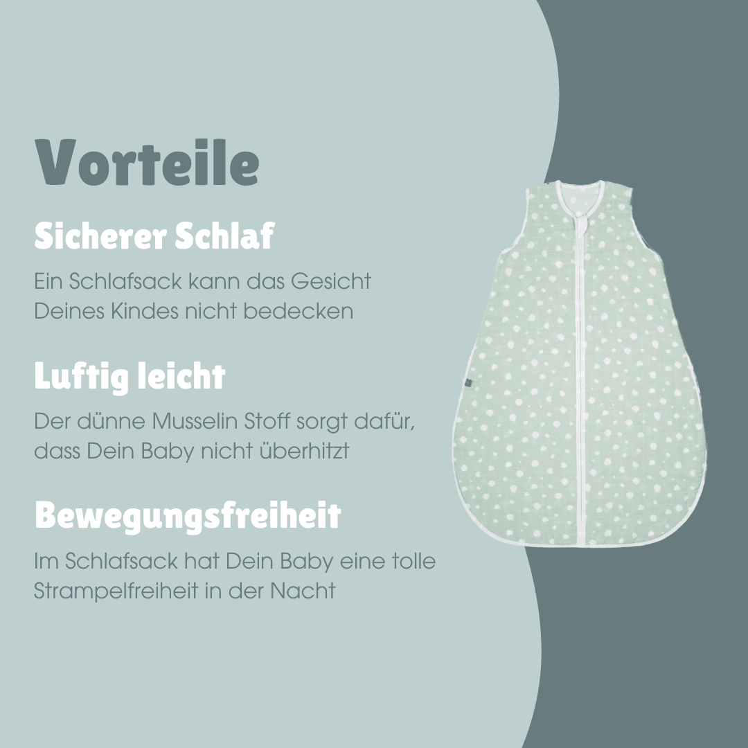 Schlafsack 0.5 TOG | Punkte Mint