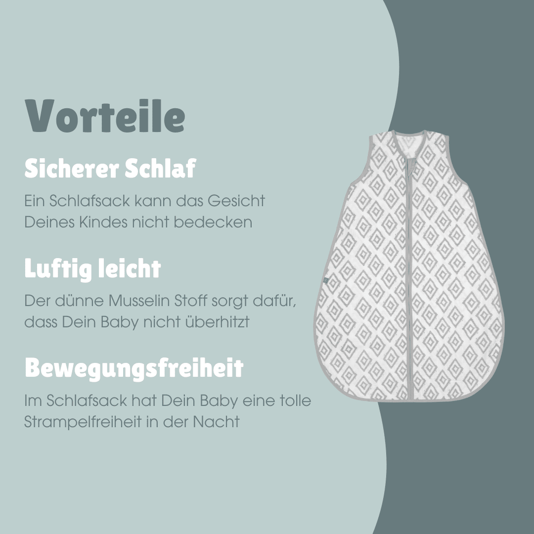 Schlafsack 0.5 TOG | Rauten Grau