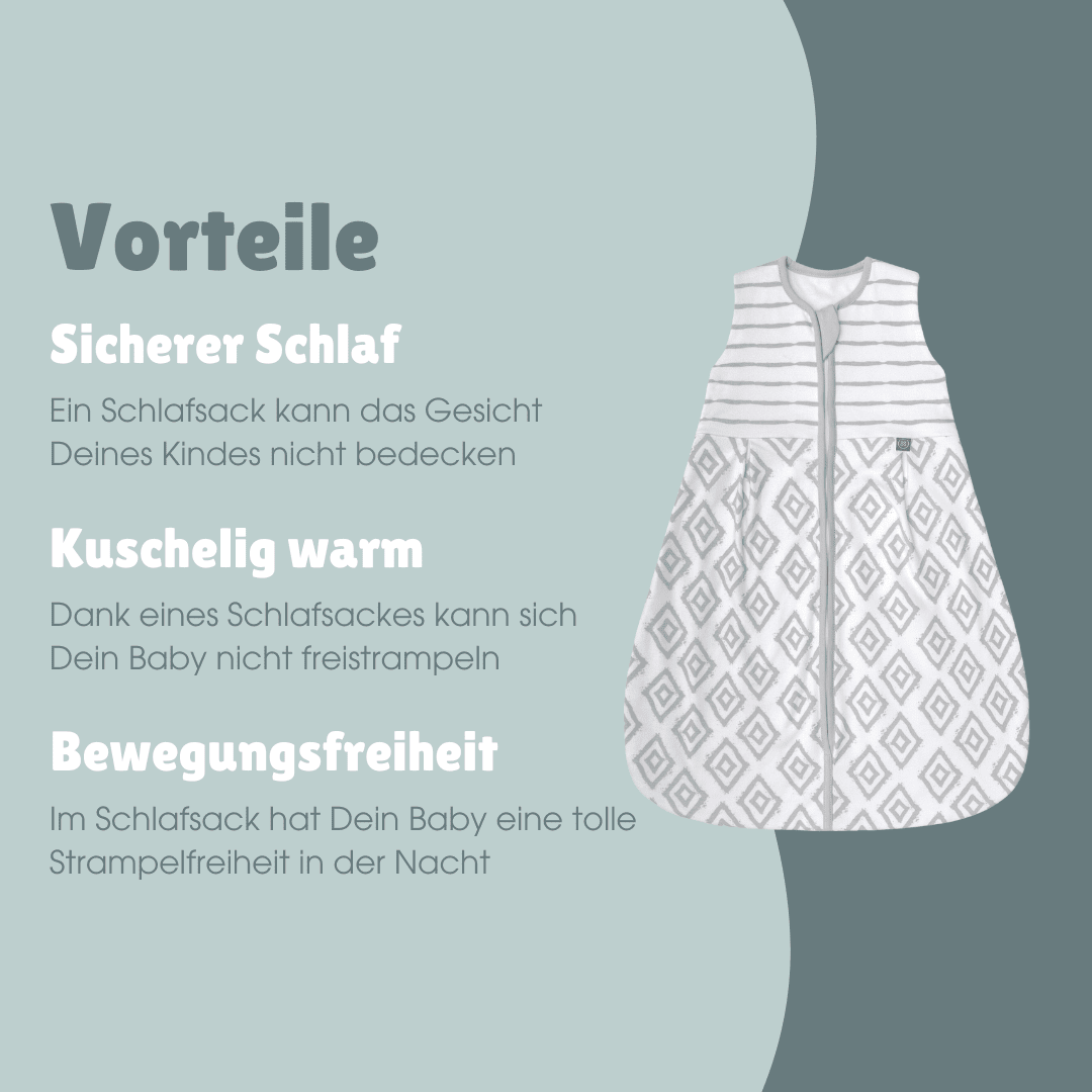 Schlafsack 1.0 TOG | Rauten Grau