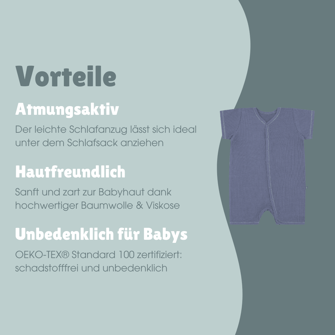 schlafsack oder schlafanzug Schlafanzug kurz 1-teilig