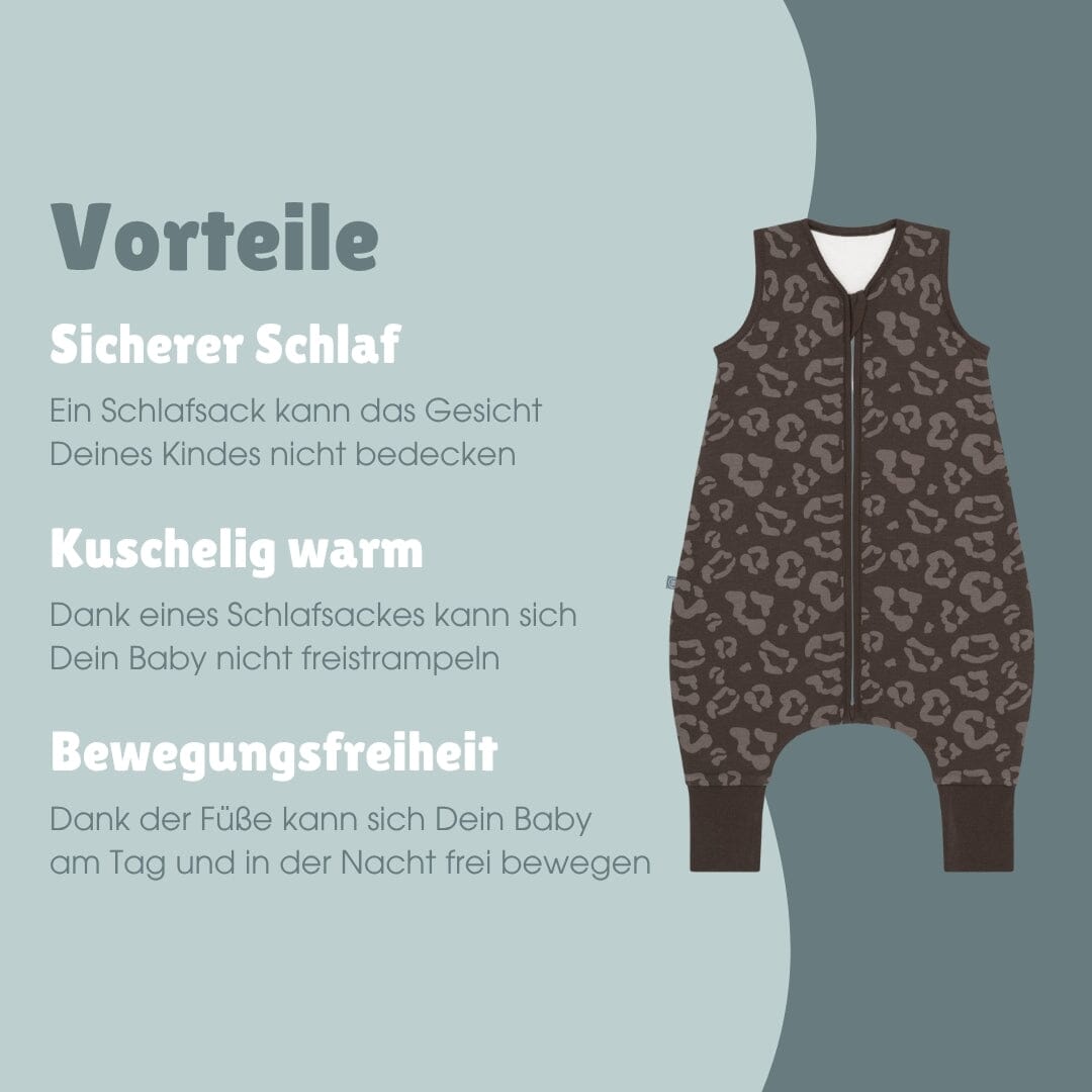 Schlafsack mit Füßen 1.0 TOG | Leo Chocolate
