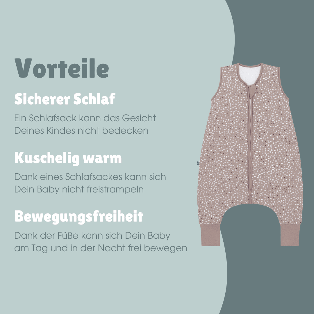 schlafsack mit füßen vorteile Schlafsack mit Beinen 2.5 TOG