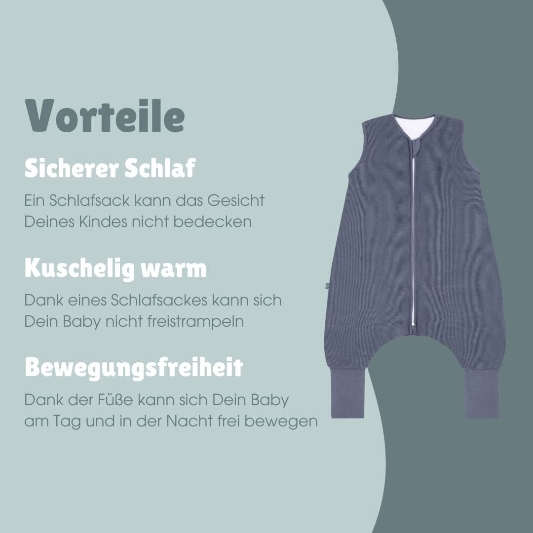 emma noah schlafsack mit füßen 2.5 tog Schlafsack mit Beinen 2.5 TOG