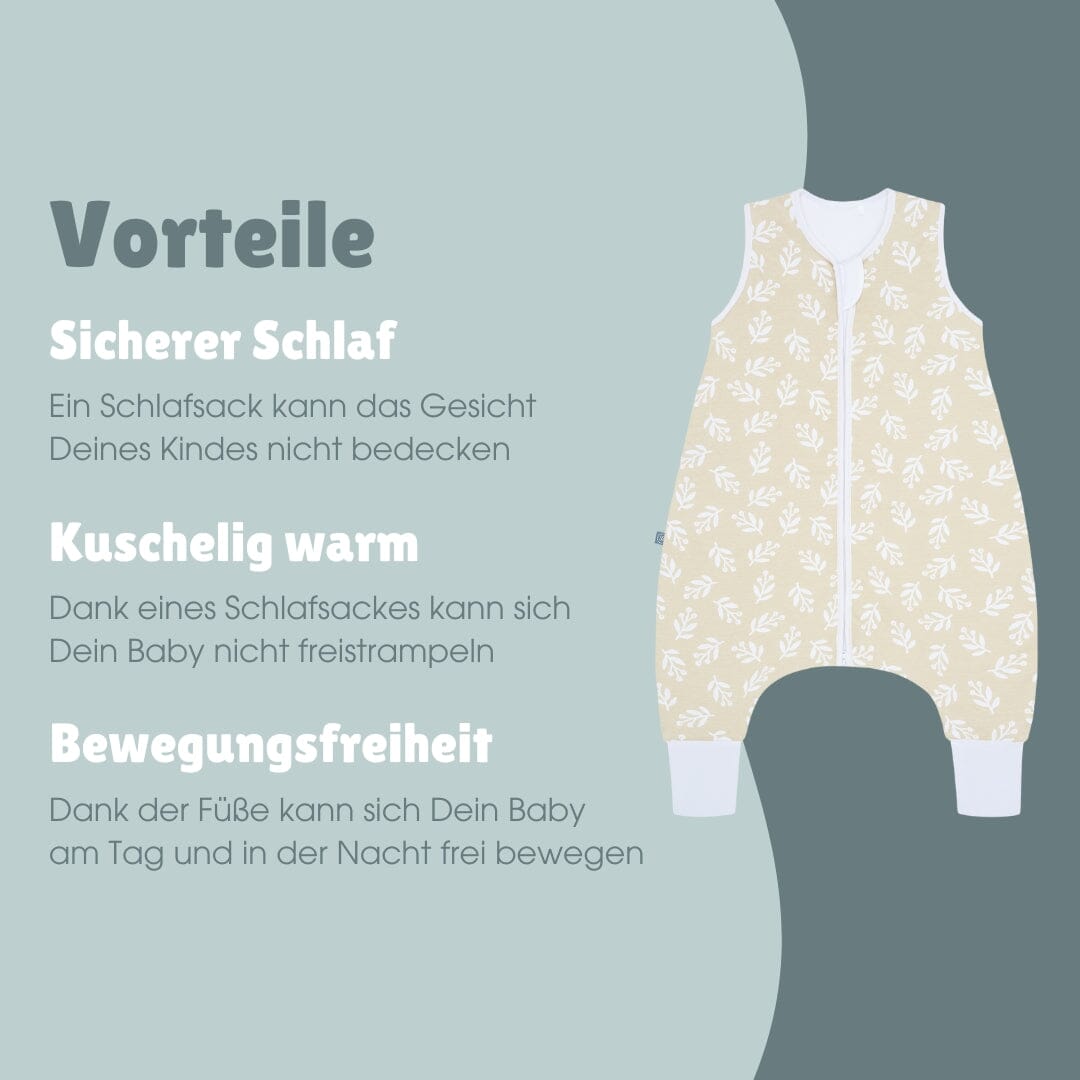 schlafsack umnähen beine Schlafsack mit Beinen 2.5 TOG
