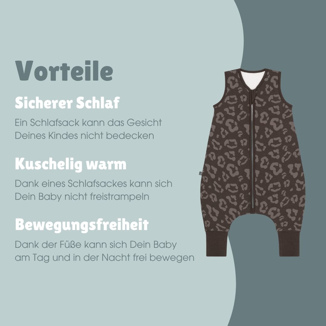 Schlafsack mit Füßen 2.5 TOG | Leo Chocolate