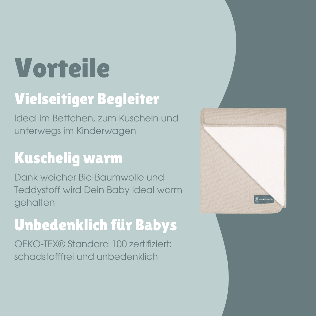 Winter Kuscheldecke | Essential Beige