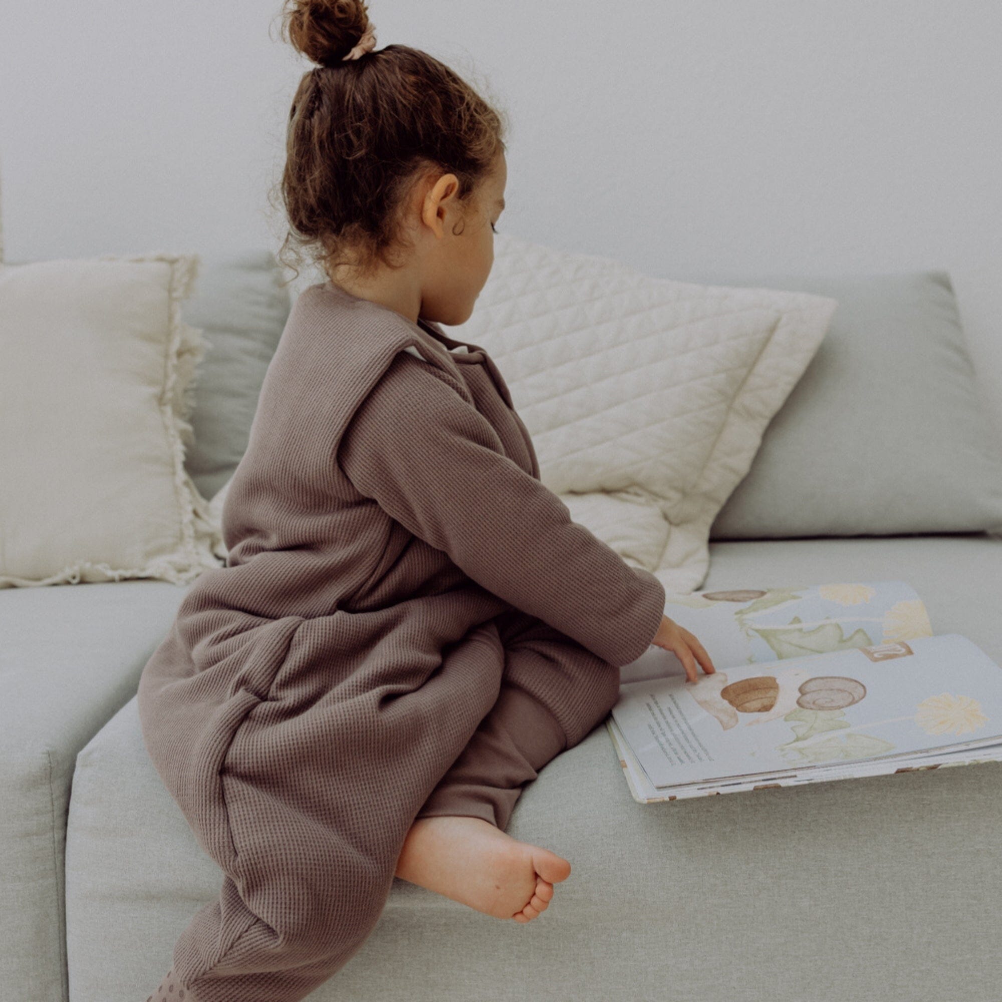 Schlafsack mit Umschlag-Fuß und Ärmel 3.5 TOG | Essential Taupe