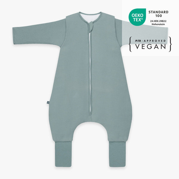 Schlafsack mit Beinen 3.5 TOG | Essential Mint von emma & noah