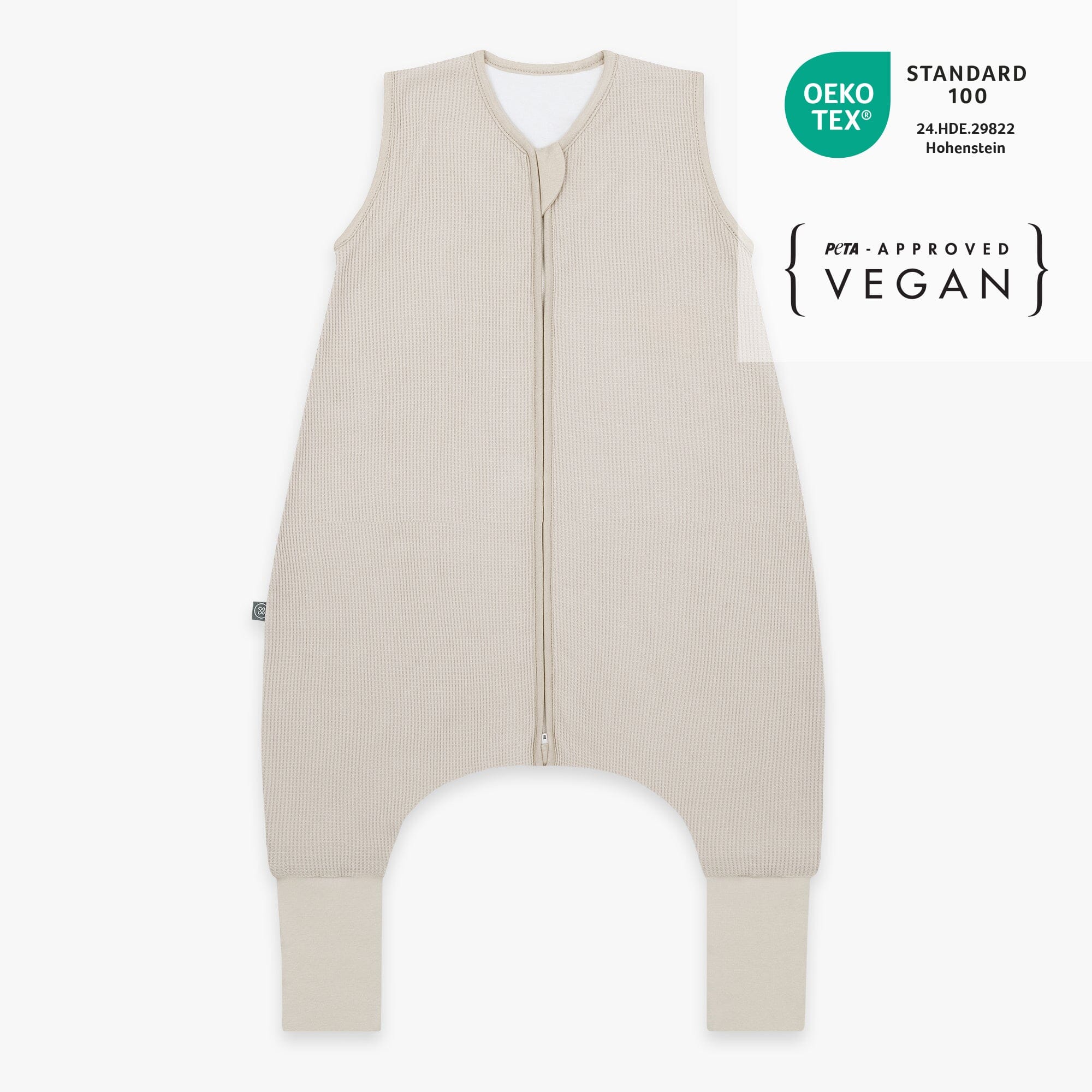 Schlafsack mit Umschlag-Fuß 2.5 TOG | Essential Beige