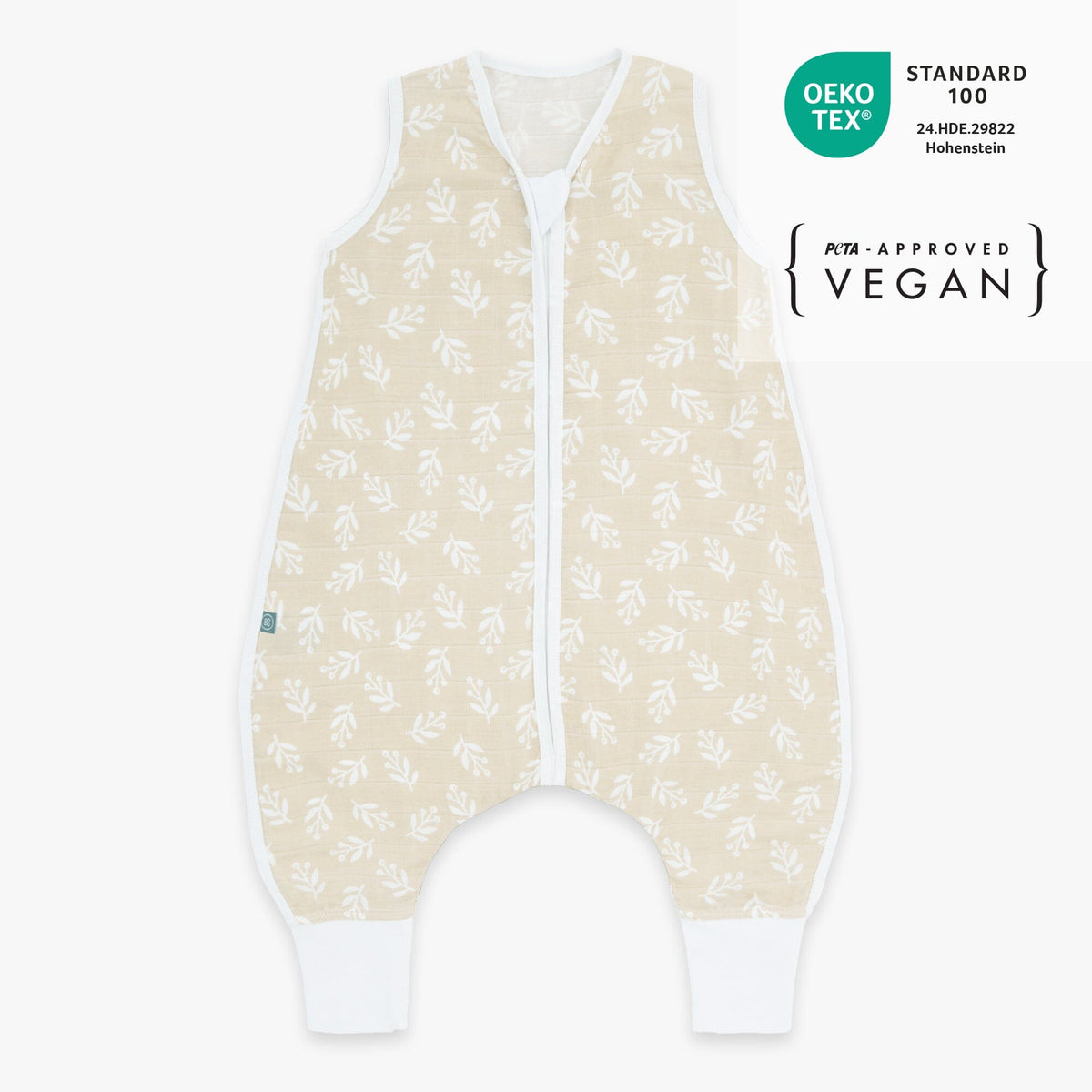 emma und noah - schlafsack mit füßen socken Baby Schlafsack mit Füßen 0.5 TOG