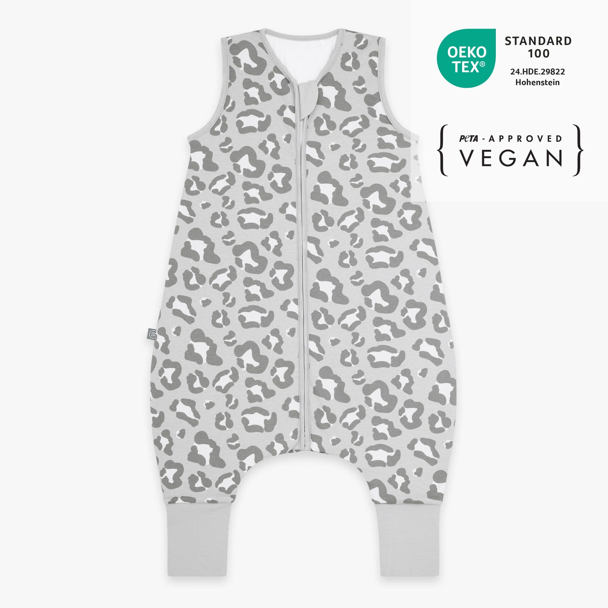 Schlafsack mit Füßen 2.5 TOG | Leo Grau