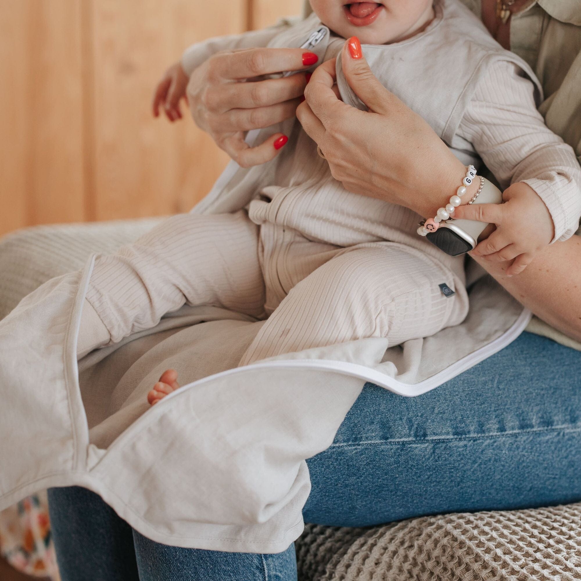 bornino home schlafsack Baby Schlafsack aus Bio-Leinen 0.5 TOG
