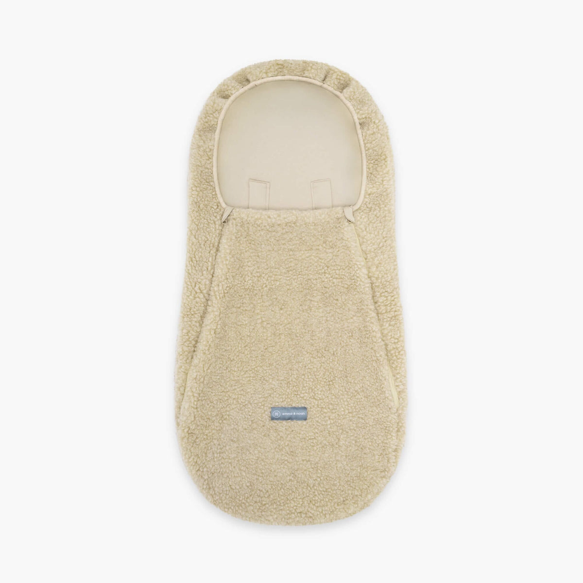 Fußsack aus Merinowolle | Essential Beige