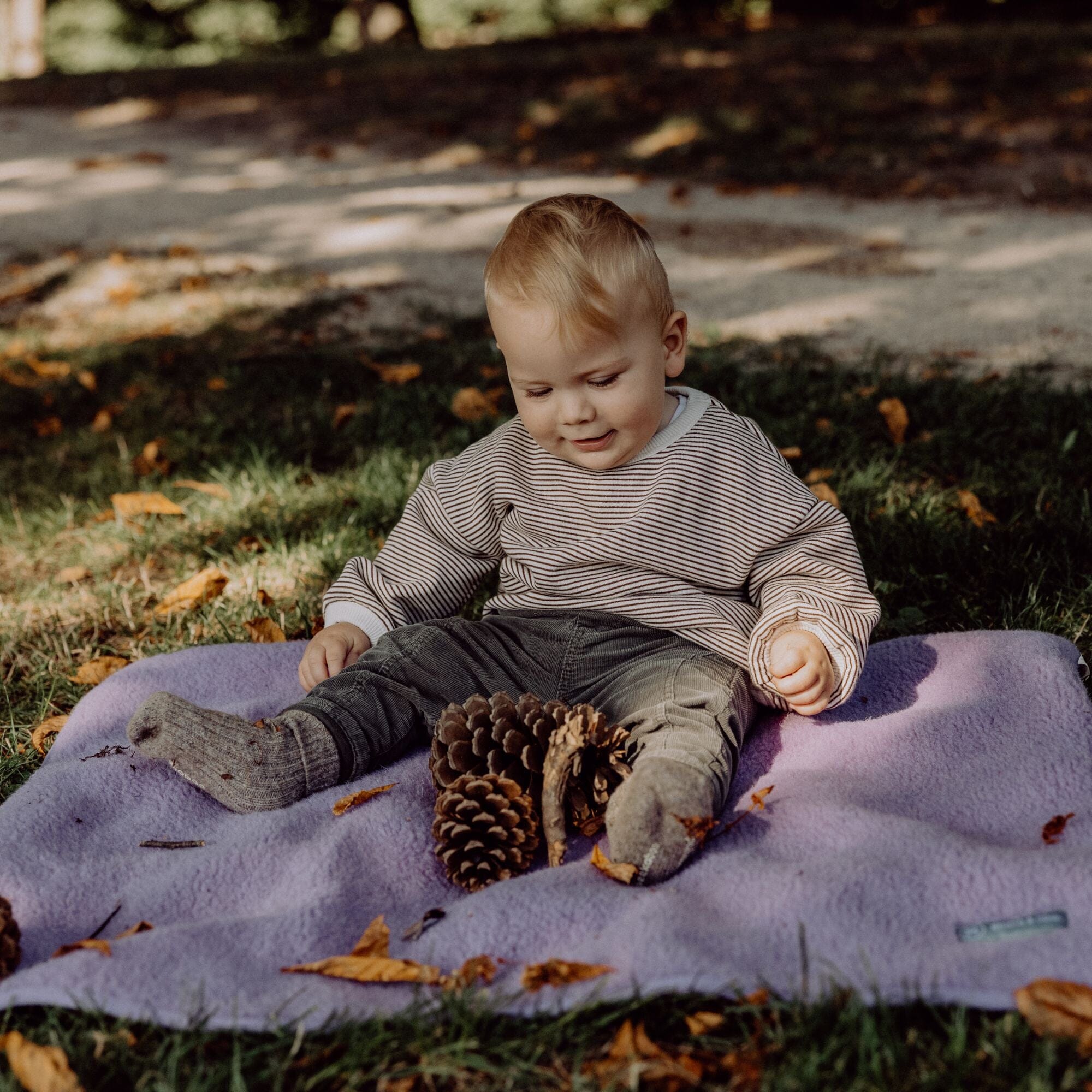 Merinowoll Teddy Kuscheldecke | Essential Lavendel