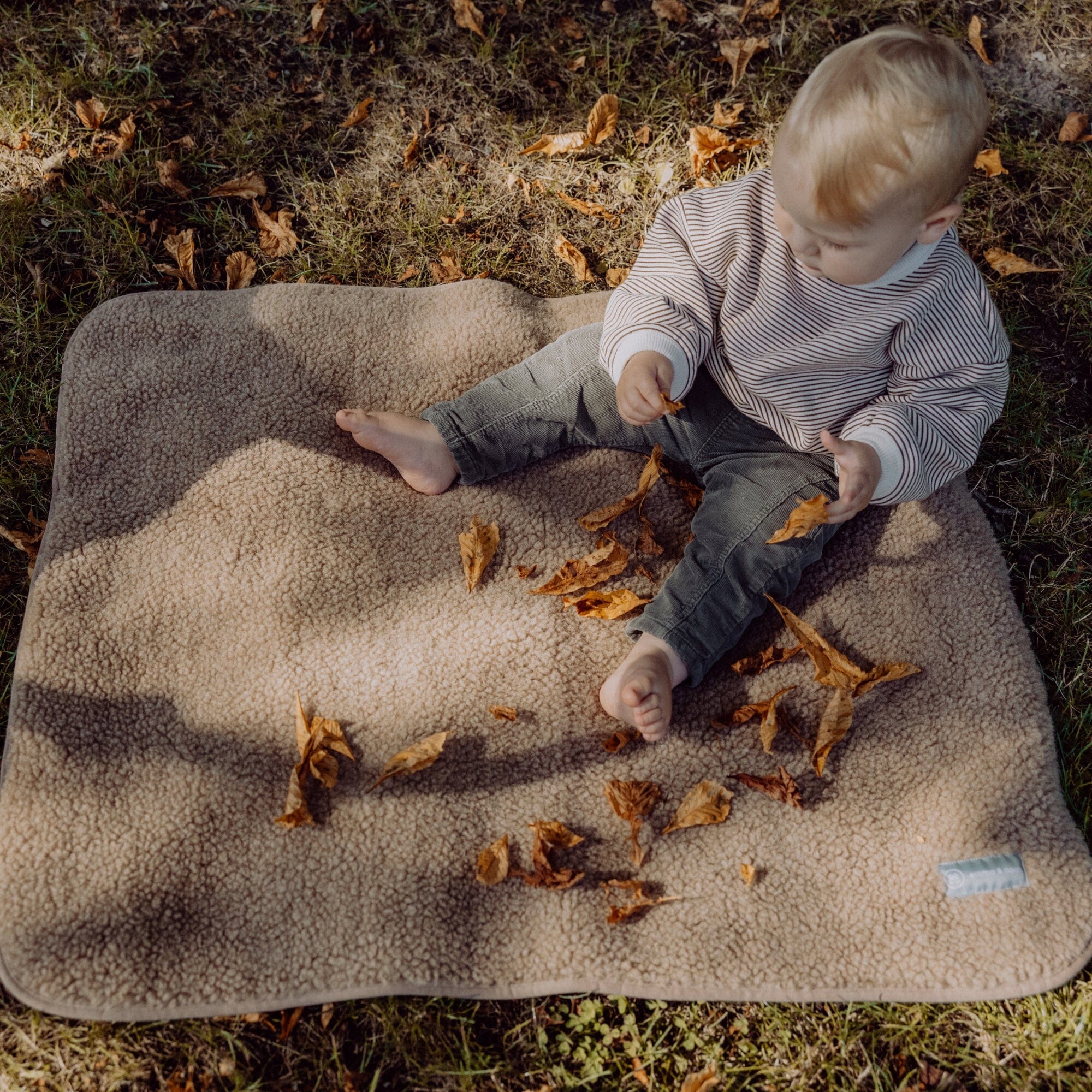 Merinowoll Teddy Kuscheldecke | Essential Taupe