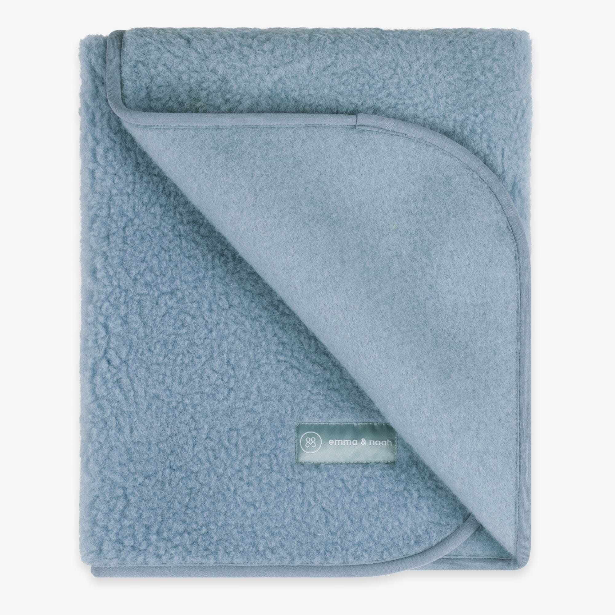 Babydecke aus Merinowolle | Essential Ice Blue