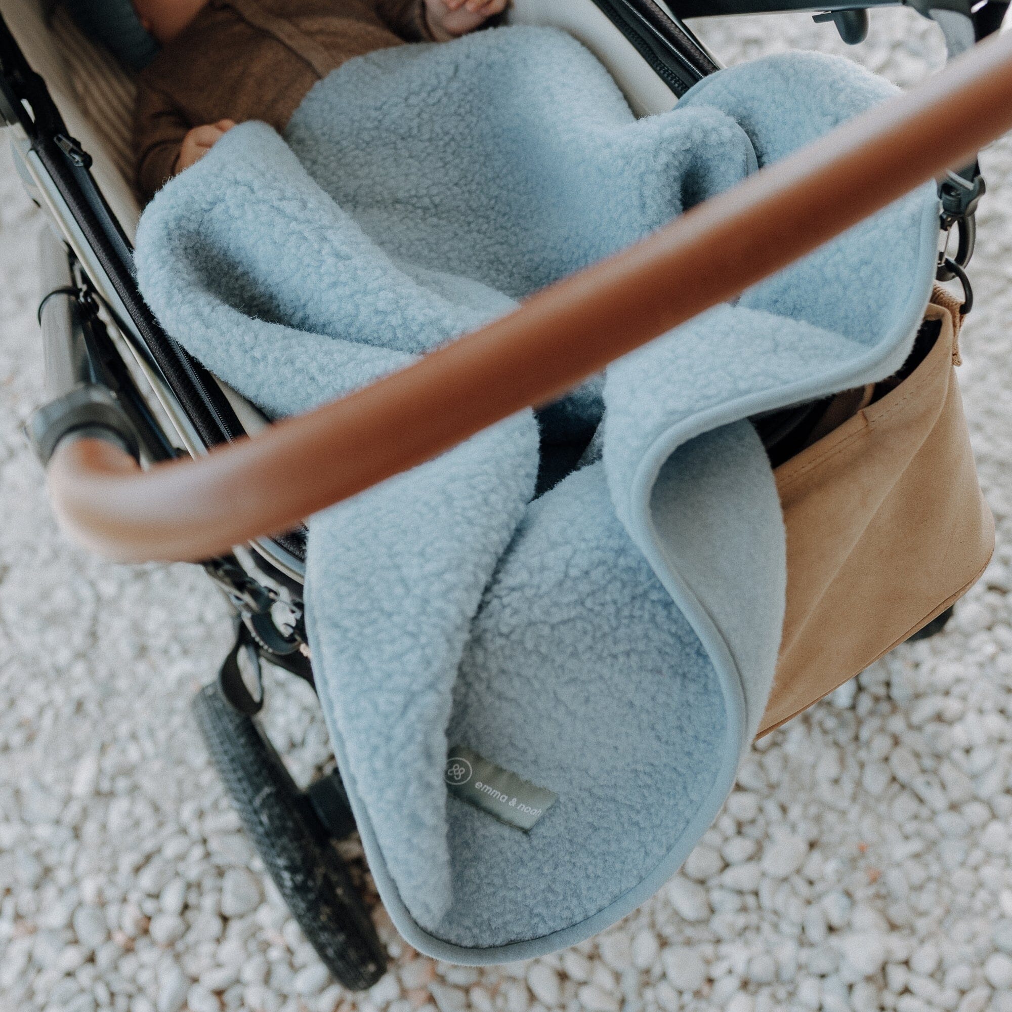 Babydecke aus Merinowolle | Essential Ice Blue