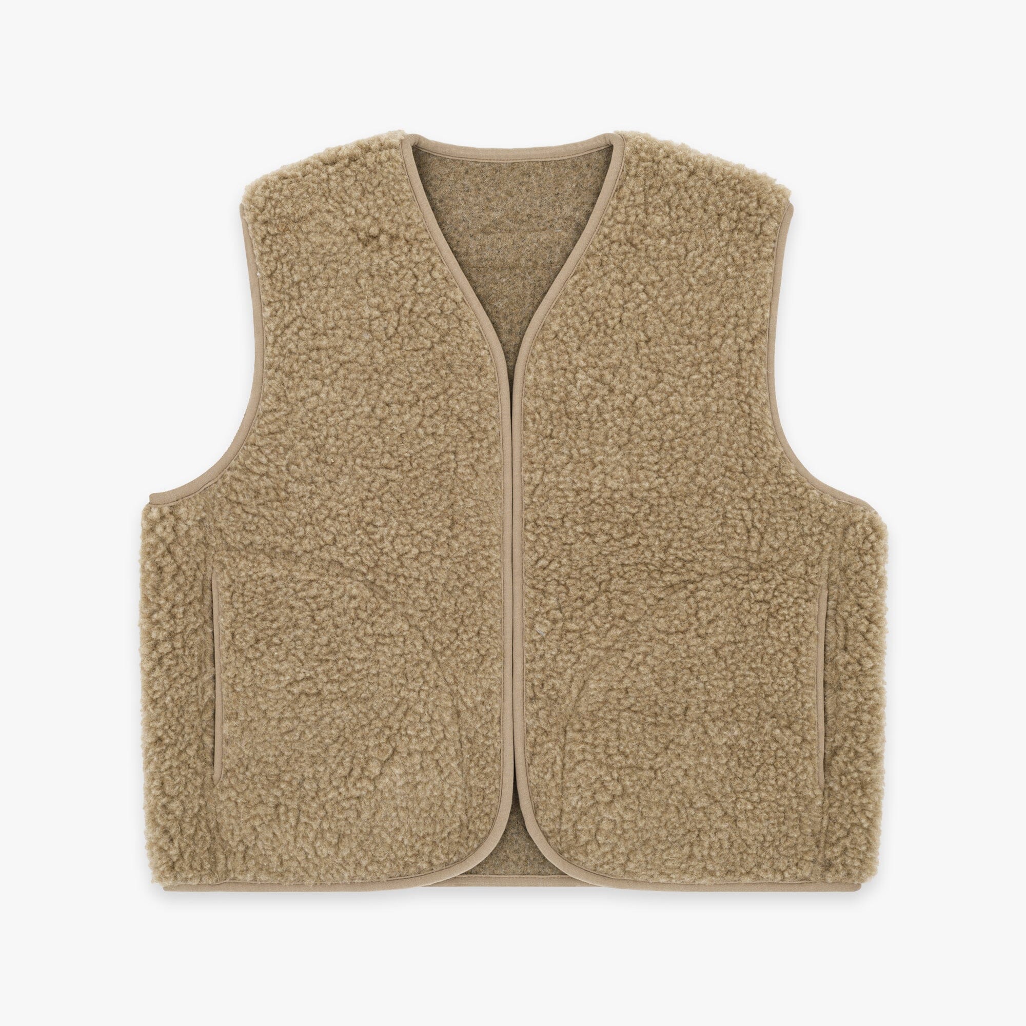 Merino Weste Erwachsene | Essential Taupe