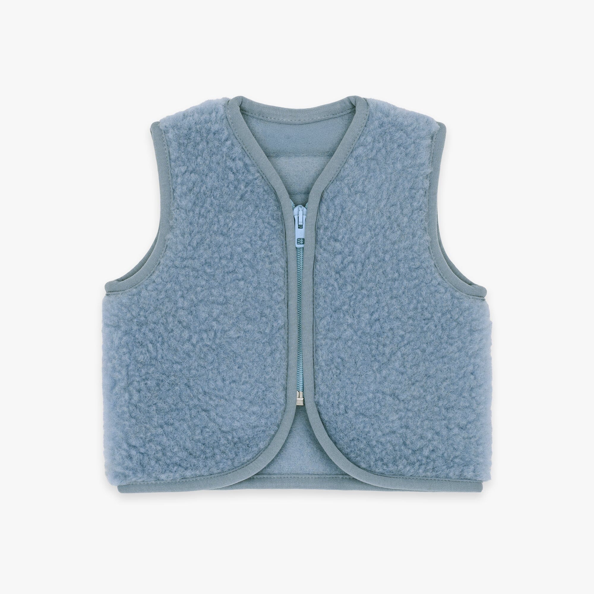 Merinowolle Weste für Babys | Essential Ice Blue