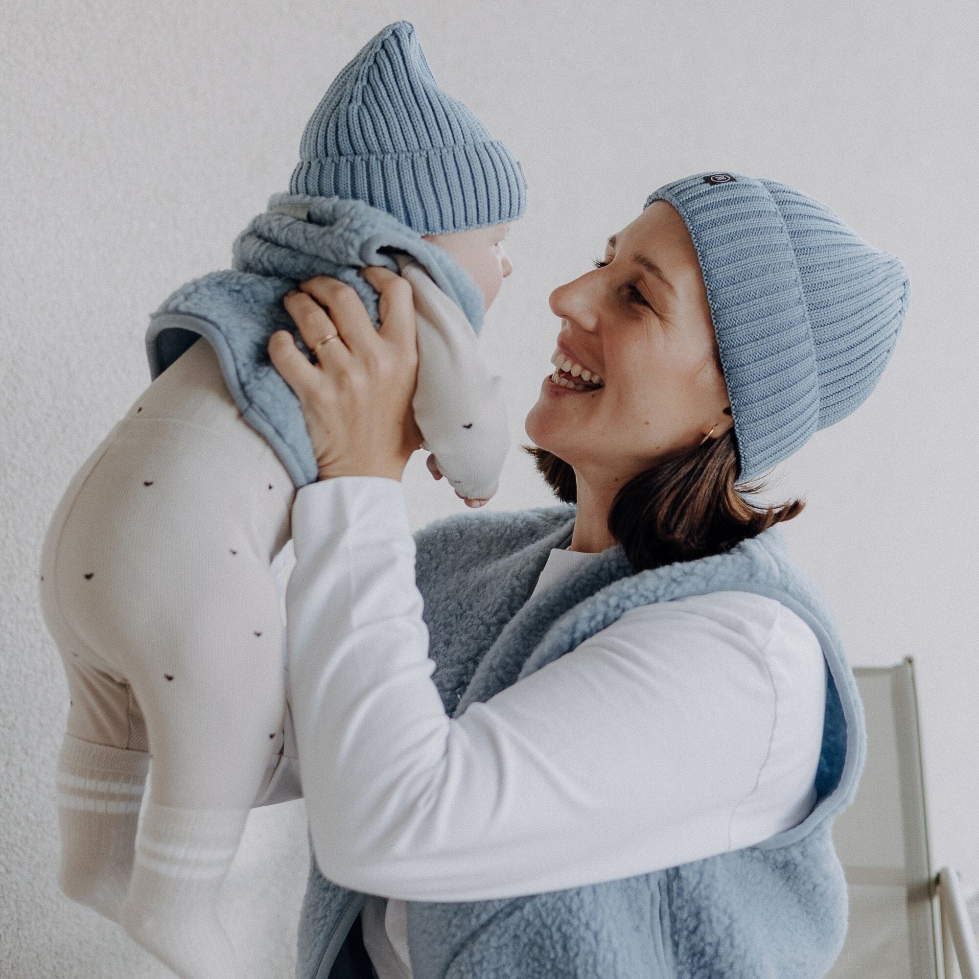 Merino Wollmütze Erwachsene | Essential Ice Blue